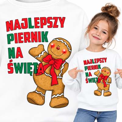 BLUZA ŚWIĄTECZNA NAJLEPSZY PIERNIK